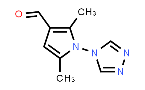 CAS No. 453557-49-8, 2,5-Dimethyl-1-(4h-1,2,4-triazol-4-yl)-1h-pyrrole-3-carbaldehyde