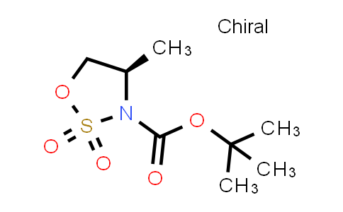 CAS No. 454248-53-4, (R)-tert-Butyl 4-methyl-1,2,3-oxathiazolidine-3-carboxylate 2,2-dioxide