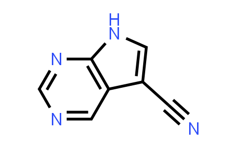 CAS No. 454685-88-2, 7H-Pyrrolo[2,3-d]pyrimidine-5-carbonitrile