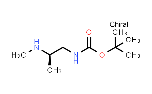CAS No. 454709-96-7, Carbamic acid, [(2R)-2-(methylamino)propyl]-, 1,1-dimethylethyl ester