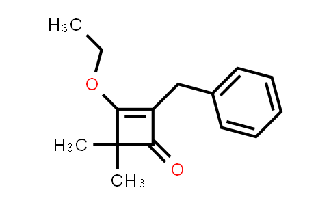 CAS No. 455264-92-3, 2-Cyclobuten-1-one, 3-ethoxy-4,4-dimethyl-2-(phenylmethyl)-