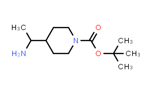 CAS No. 455267-29-5, tert-Butyl 4-(1-aminoethyl)piperidine-1-carboxylate
