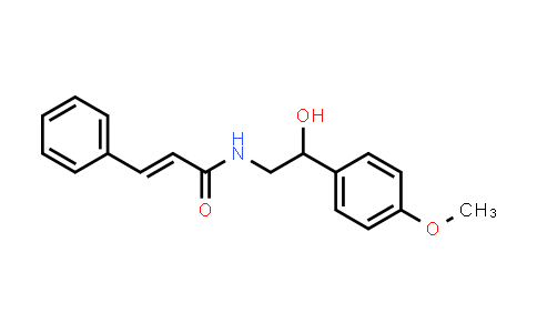 CAS No. 456-12-2, N-(2-Hydroxy-2-(4-methoxyphenyl)ethyl)cinnamamide