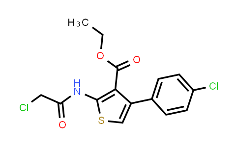 CAS No. 457621-54-4, Ethyl 2-(2-chloroacetamido)-4-(4-chlorophenyl)thiophene-3-carboxylate