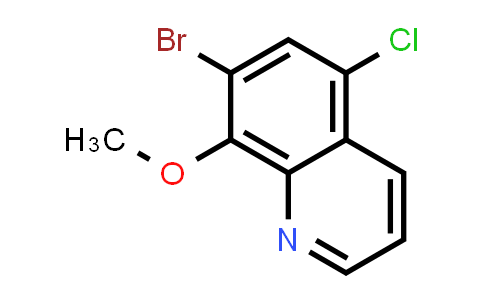 CAS No. 457931-02-1, 7-Bromo-5-chloro-8-methoxyquinoline
