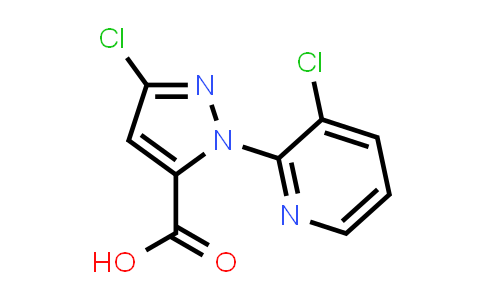 CAS No. 458543-79-8, 3-Chloro-1-(3-chloropyridin-2-yl)-1H-pyrazole-5-carboxylic acid