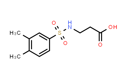 MC555458 | 459414-01-8 | N-[(3,4-Dimethylphenyl)sulfonyl]-beta-alanine