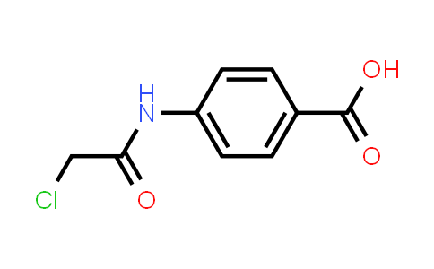 CAS No. 4596-39-8, 4-(2-Chloroacetamido)benzoic acid