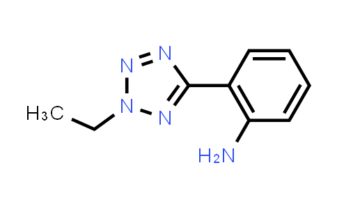 CAS No. 460334-66-1, 2-(2-ethyl-2H-tetrazol-5-yl)aniline