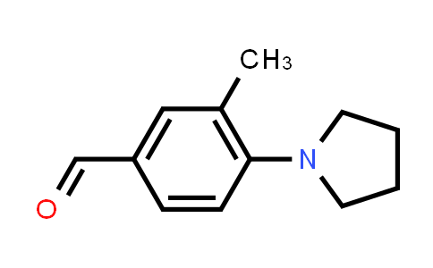 CAS No. 461033-80-7, 3-Methyl-4-(pyrrolidin-1-yl)benzaldehyde