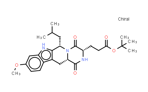 461054-93-3 | (3S,6S,12aS)-1,2,3,4,6,7,12,12a-八氢-9-甲氧基-6-(2-甲基丙基)-1,4-二氧代吡嗪并[1',2':1,6]吡啶并[3,4-b]吲哚-3-丙酸叔丁酯