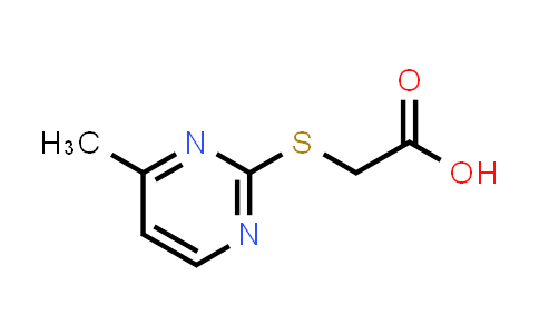 CAS No. 46118-95-0, 2-((4-Methylpyrimidin-2-yl)thio)acetic acid