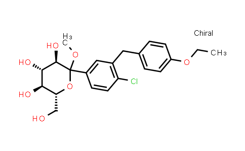 MC555509 | 461432-24-6 | Methyl 1-C-[4-chloro-3-[(4-ethoxyphenyl)methyl]phenyl]-D-glucopyranoside