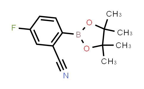 CAS No. 461451-63-8, 5-Fluoro-2-(4,4,5,5-tetramethyl-1,3,2-dioxaborolan-2-yl)benzonitrile