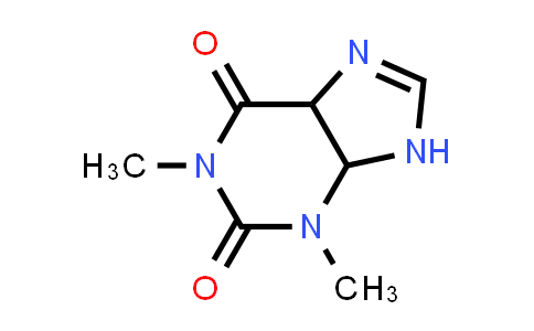 CAS No. 46155-90-2, 1H-Purine-2,6-dione, 3,4,5,9-tetrahydro-1,3-dimethyl-
