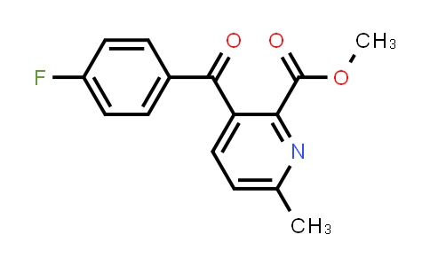 CAS No. 461681-88-9, 2-Pyridinecarboxylic acid, 3-(4-fluorobenzoyl)-6-methyl-, methyl ester