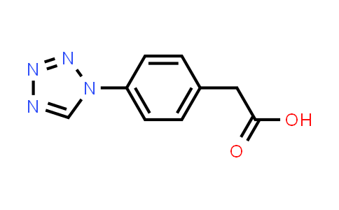 CAS No. 462068-57-1, Benzeneacetic acid, 4-(1H-tetrazol-1-yl)-