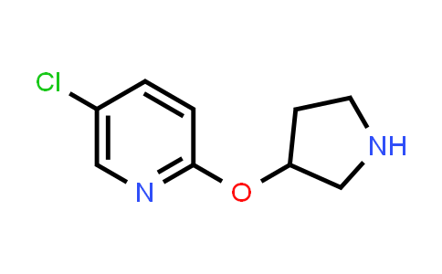 CAS No. 462114-38-1, 5-Chloro-2-(pyrrolidin-3-yloxy)pyridine