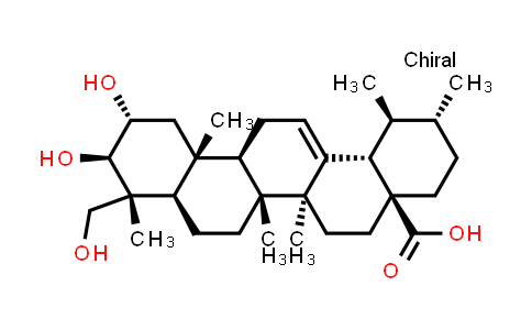 CAS No. 464-92-6, Asiatic acid