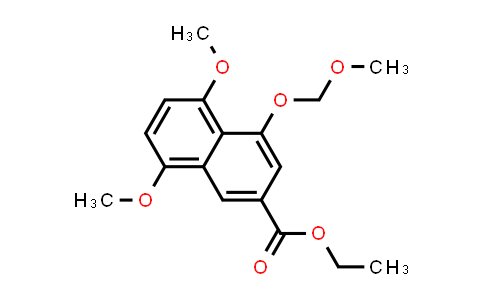 CAS No. 464171-71-9, 2-Naphthalenecarboxylic acid, 5,8-dimethoxy-4-(methoxymethoxy)-, ethyl ester