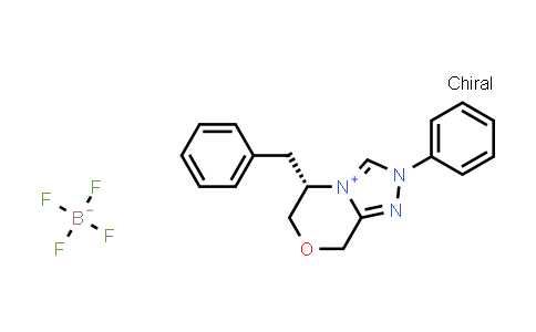CAS No. 464174-87-6, (S)-5-Benzyl-2-phenyl-2,5,6,8-tetrahydro-[1,2,4]triazolo[3,4-c][1,4]oxazin-4-ium tetrafluoroborate