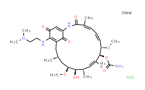 CAS No. 467214-21-7, Alvespimycin (hydrochloride)