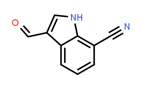 CAS No. 467451-63-4, 3-Formyl-1H-indole-7-carbonitrile