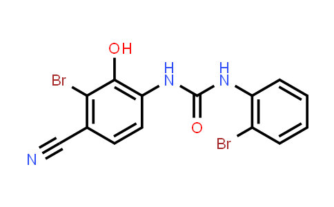 CAS No. 468064-37-1, 1-(3-Bromo-4-cyano-2-hydroxyphenyl)-3-(2-bromophenyl)urea