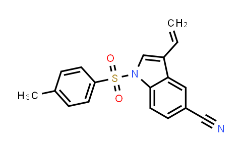 CAS No. 468717-94-4, 1-Tosyl-3-vinyl-1H-indole-5-carbonitrile