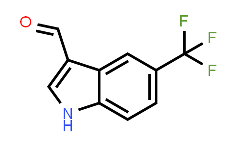 CAS No. 468718-16-3, 5-(Trifluoromethyl)-1H-indole-3-carbaldehyde