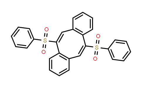 CAS No. 468751-39-5, 5,11-Bis(phenylsulfonyl)dibenzo[a,e]cyclooctene