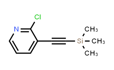 CAS No. 470463-35-5, 2-Chloro-3-((trimethylsilyl)ethynyl)pyridine