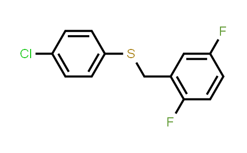 CAS No. 470716-52-0, (4-Chlorophenyl)(2,5-difluorobenzyl)sulfane