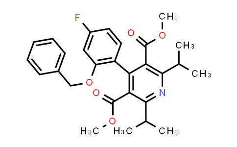 CAS No. 470717-47-6, Dimethyl 4-(2-(benzyloxy)-4-fluorophenyl)-2,6-diisopropylpyridine-3,5-dicarboxylate