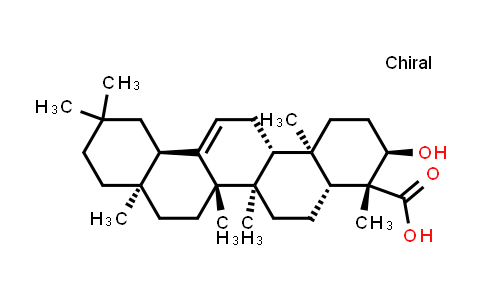 CAS No. 471-66-9, alpha-Boswellic acid