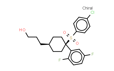 CAS No. 471905-69-8, 3-((1s,4r)-4-(4-chlorophenylsulfonyl)-4-(2,5-difluorophenyl)cyclohexyl)propan-1-ol