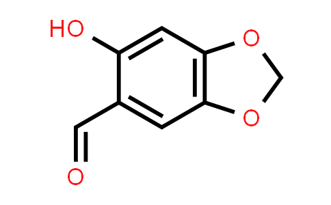 CAS No. 4720-68-7, 6-Hydroxy-2H-1,3-benzodioxole-5-carbaldehyde