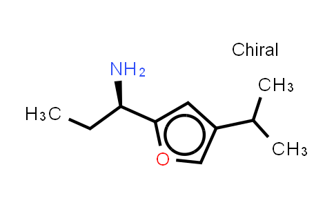 CAS No. 473733-02-7, 2-Furanmethanamine, a-ethyl-4-(1-methylethyl)-, (aR)-