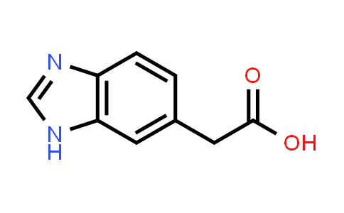 CAS No. 473895-86-2, 2-(1H-Benzo[d]imidazol-6-yl)acetic acid