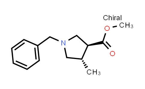 CAS No. 473914-76-0, rel-Methyl (3S,4S)-1-benzyl-4-methylpyrrolidine-3-carboxylate