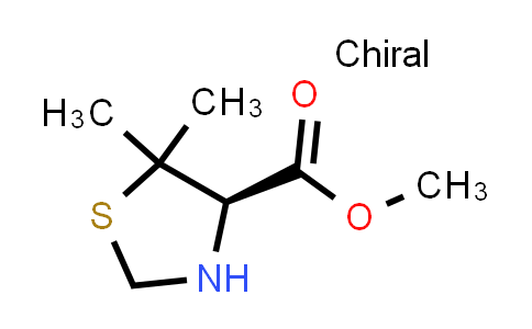 CAS No. 474022-73-6, (R)-Methyl 5,5-dimethylthiazolidine-4-carboxylate