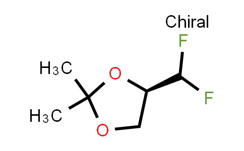 CAS No. 474329-39-0, (4R)-4-(Difluoromethyl)-2,2-dimethyl-1,3-dioxolane