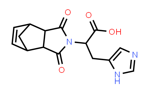 CAS No. 474648-20-9, 2-(1,3-Dioxo-1,3,3a,4,7,7a-hexahydro-2H-4,7-methanoisoindol-2-yl)-3-(1H-imidazol-5-yl)propanoic acid