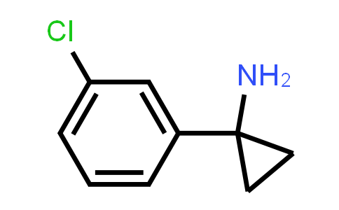 CAS No. 474709-84-7, 1-(3-Chlorophenyl)cyclopropan-1-amine