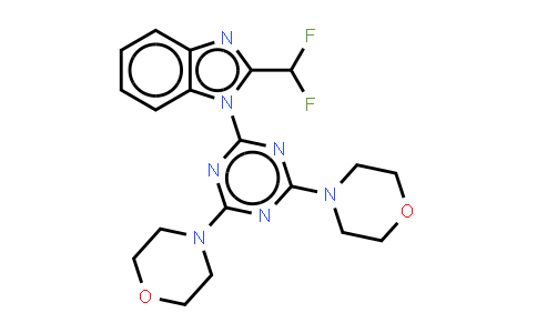 MC555921 | 475110-96-4 | 2-(2-二氟甲基苯并咪唑-1-基)-4,6-二吗啉基-1,3,5-三嗪