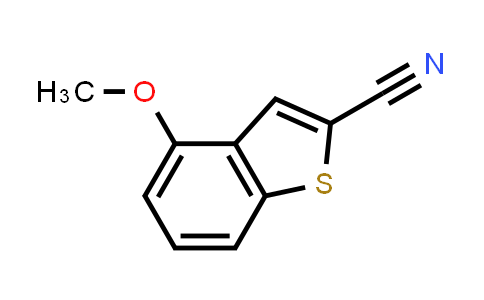 CAS No. 476199-13-0, 4-Methoxybenzo[b]thiophene-2-carbonitrile