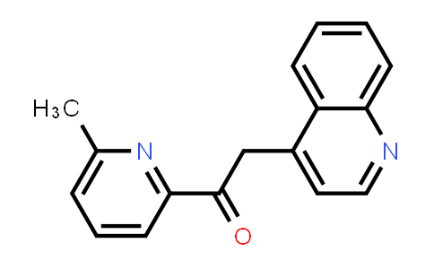 CAS No. 476472-02-3, 1-(6-Methylpyridin-2-yl)-2-(quinolin-4-yl)ethanone