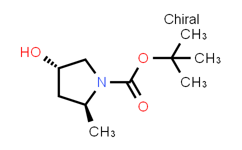 CAS No. 477293-60-0, tert-Butyl (2S,4S)-4-hydroxy-2-methylpyrrolidine-1-carboxylate