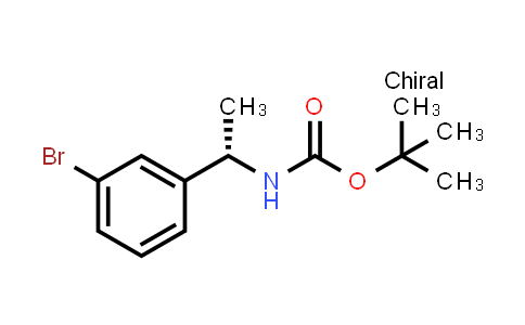 CAS No. 477312-85-9, (S)-tert-Butyl (1-(3-bromophenyl)ethyl)carbamate