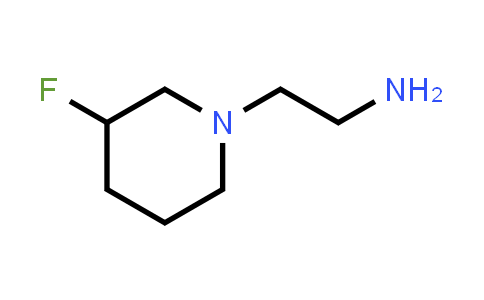 CAS No. 477577-23-4, 2-(3-Fluoropiperidin-1-yl)ethan-1-amine
